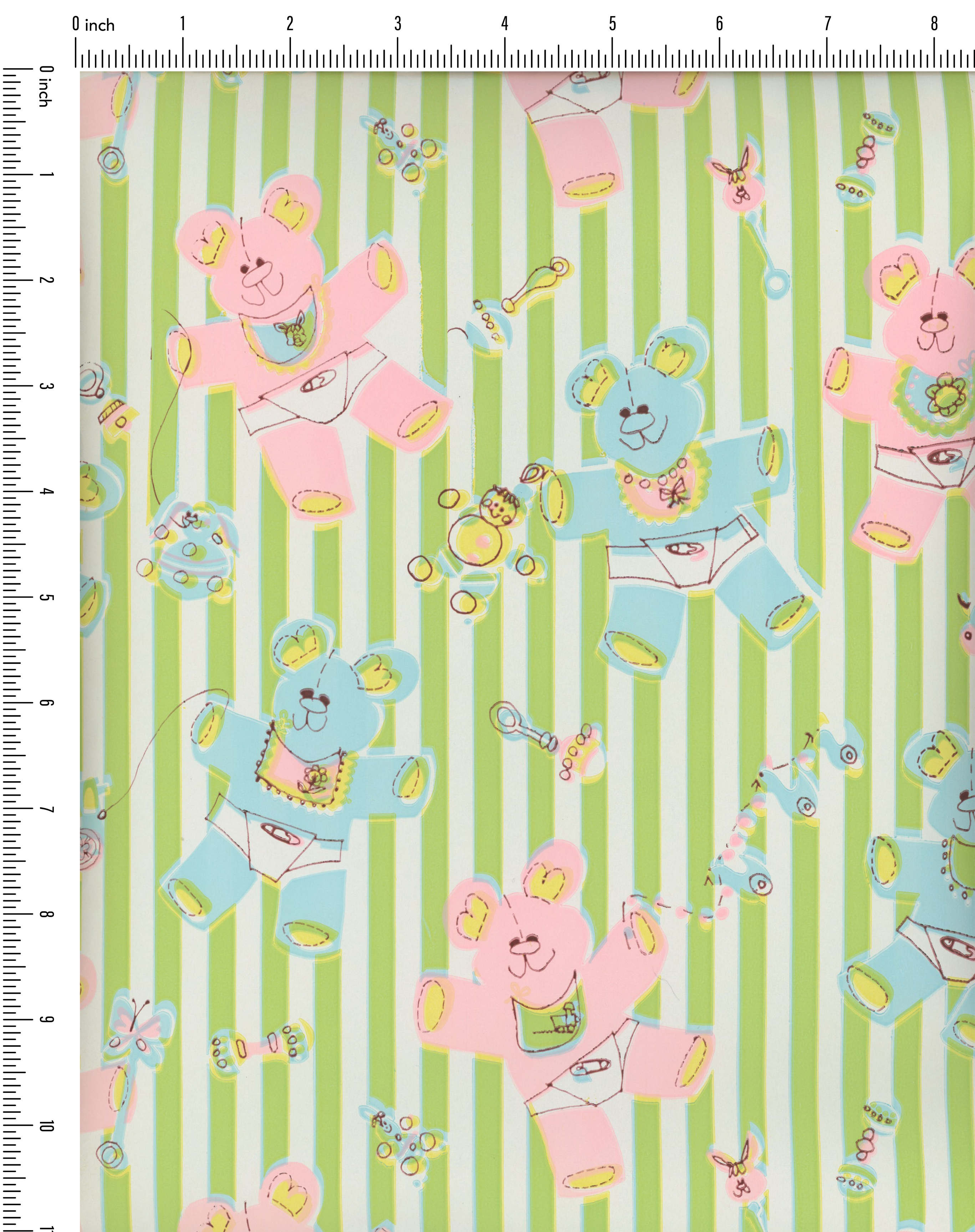 Baby Bears Vintage Paper
